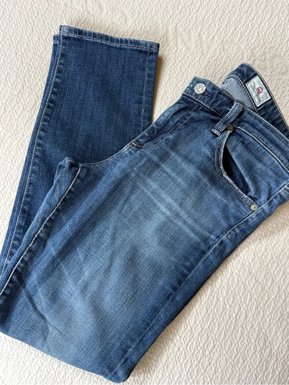AG Adriano Goldschmied Stevie Ankle Jeans Straight Leg
